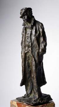 Medardo Rosso, Il cantante a spasso, 1882, Bronzo, 28x9x8,5 cm, Collezione privata 