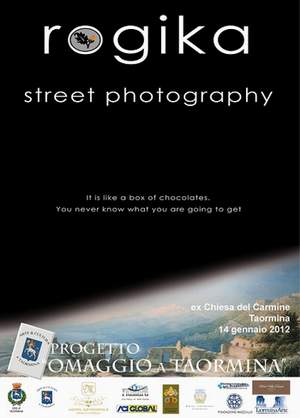 Locandina mostra Street Fotography di Rogika