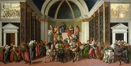 Sandro Botticelli, Storia di Virginia, 1500-1510 ca, Tempera e o...dell'Accademia Carrara