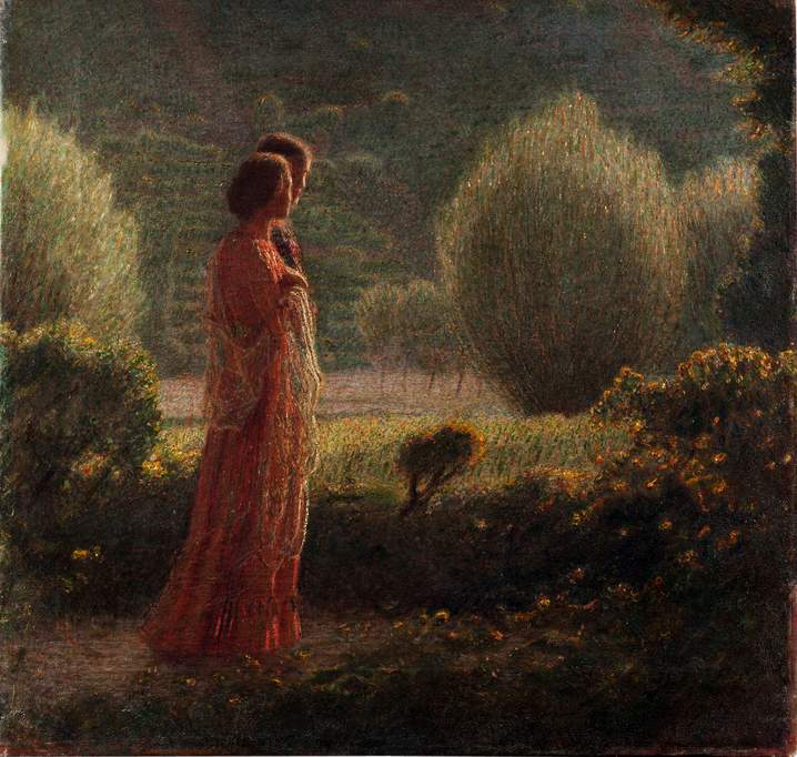 Giuseppe Pellizza da Volpedo, L’amore nella vita, Olio su tela, 94 x 93 cm, Collezione privata