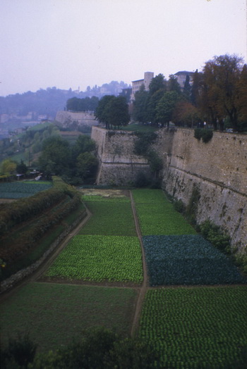 Bergamo: le mura della città alta