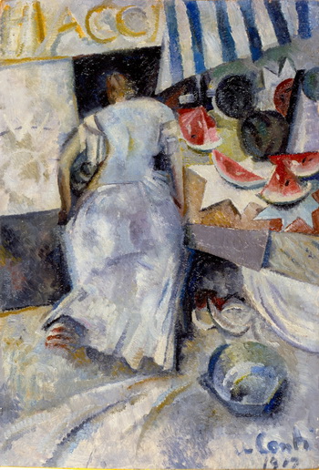 La cocomeraia, 1917, Fondazione Primo Conti 