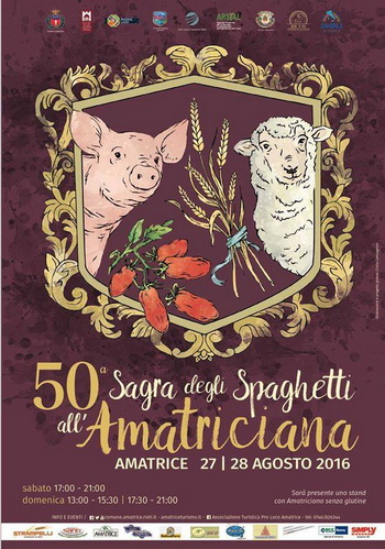 50ma sagra degli spaghetti all’amatriciana
