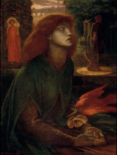 Dante Gabriel Rossetti, Beata Beatrix, 1880, Olio su tela