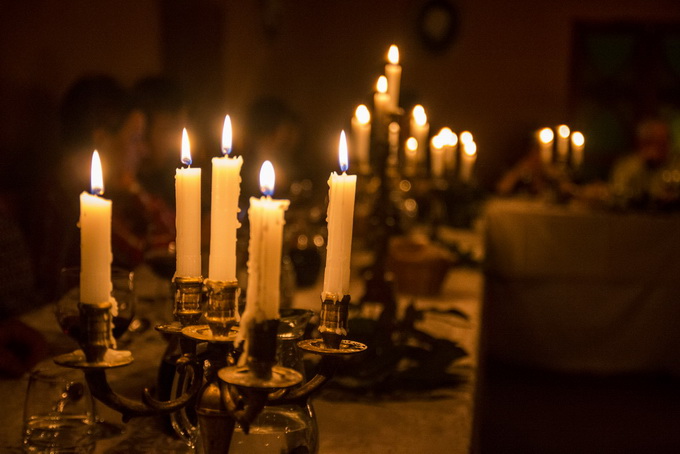 Castello di Petroia Cena a lume di candela