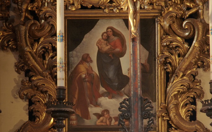 Copia della Madonna Sistina di Raffaello