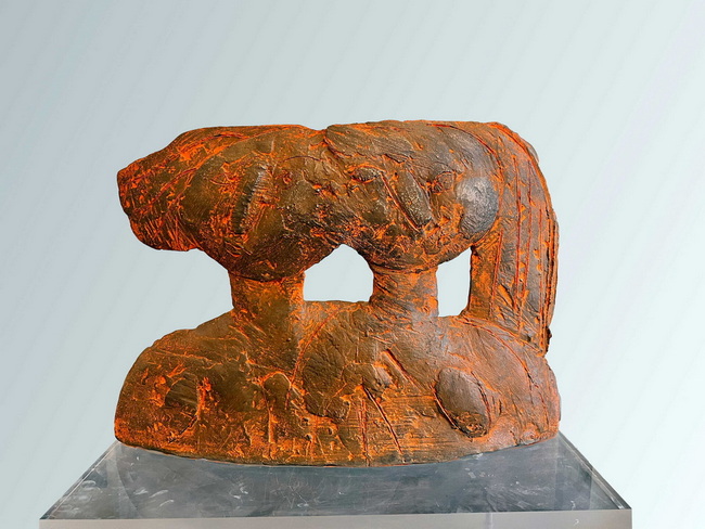 Rita Siragusa, Fratellanza, bronzo 70x48x10 cm