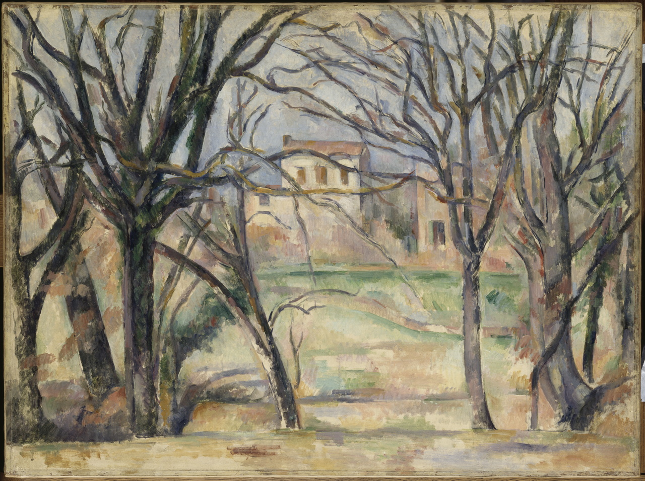 Paul Cézanne, Arbres et maisons