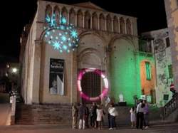 Luci sul Museo a Pietrasanta (Lucca)