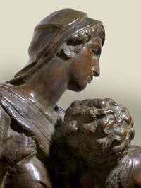 Fonderia artistica Ferdinando Marinelli - replica in bronzo della Madonna Medici di Michelangelo
