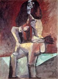 Pablo Picasso, Femme nue assise, 1942, Gouache su carta applicata su masonite Collezione privata © Succession Picasso, by SIAE 2011