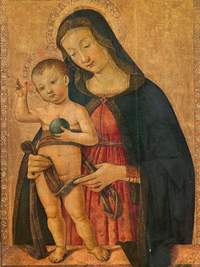 Piermatteo d'Amelia, Madonna col bambino, Firenze, Museo di San Marco