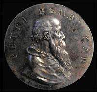 Pietro Bembo, medaglia di Danese Cataneo, 1547