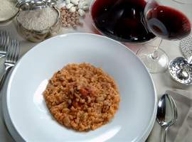 Rice fiera del riso a Vigevano; riso e fagioli