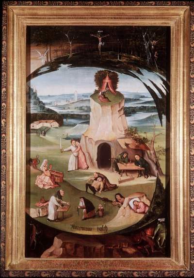 Hieronymus Bosch, I sette peccati capitali, olio su tavola, 86,5x56 cm