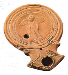Lucerna a volute (I secolo d.C.) - Museo Archeologico Fossombrone (PU)