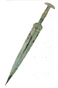 Spada Bronzea (IX sec a.C.)  - Museo Archeologico Fossombrone (PU)