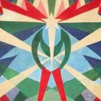 Giacomo Balla, Genio Futurista, 1925, Olio su tela d’arazzo, cm. 279 x 381, Guidonia (Roma), Collezione Laura Biagiotti
