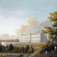 Raffaele Albertolli, La Villa Reale di Monza, 1803, tempera su carta 