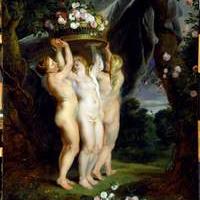 Peter Paul Rubens, Le Tre Grazie, olio su tavola, 119x99 cm 
