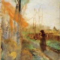 Auguste Rodin, Sentiero a Watermael nella foresta di Soignes