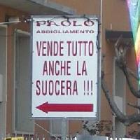 Vendo tutto, saldi