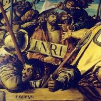 Salvatore Fiume, Cristo deriso dai soldati, 1946 olio su masonite, cm 104x179 