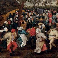 Pieter Brueghel il Giovane Danza nuziale allʼaperto