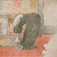 Henri de Toulouse-Lautrec Donna alla tinozza dall’album Elles 1896