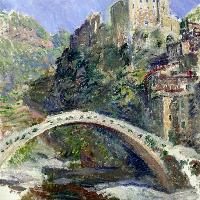 Il castello di Dolceacqua, 1884