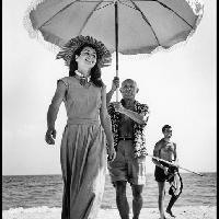 Pablo Picasso e Françoise Gilot, Golfe-Juan, Francia, agosto 1948