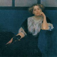 Otto Friedrich Elsa Galafrés, 1908 Olio su tela, 100x100 cm Belvedere, Vienna © Belvedere, Vienna