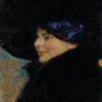 Otto Friedrich Gabrielle (Ella) Gallia, 1910 circa Olio su tela, 121x39 cm Belvedere, Vienna © Belvedere, Vienna