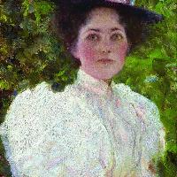 Gustav Klimt Ragazza nel verde, 1898 circa Olio su tela, 32,4x24 cm Klimt Foundation, Vienna © Klimt Foundation, Vienna