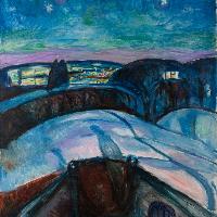 Edvard Munch Starry Night 1922–1924