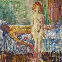 Edvard Munch The Death of Marat 1907
