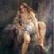 Giovanni Carnovali,detto il Piccio, Bagnante, 1869, olio su tela, 63,5x43,5 cm, Galleria d\'arte moderna, Milano 