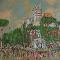Luigi Le Voci. Della patria l'altare; 2005 olio su tela 50x70
