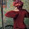 Federico Zandomeneghi Il giubbetto rosso 1895 Olio su tela, 80x70 cm Collezione privata