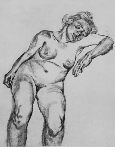 Lucian Freud Ragazza bionda, 1985_cm. 69 x 54,2 BD acquaforte