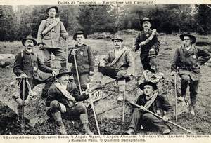 Le prime guide alpine di Campiglio, 1911