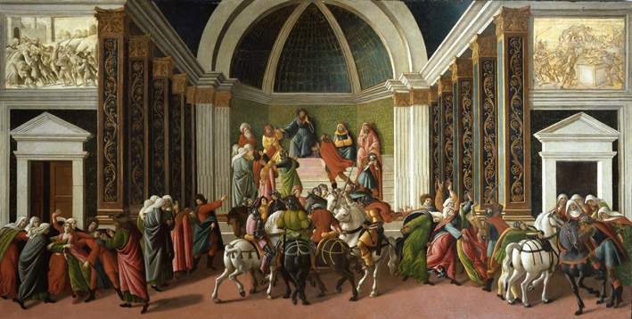 Sandro Botticelli, Storia di Virginia, 1500-1510 Accademia Carrara