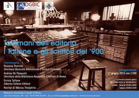 Talismani dell’editoria. I Tallone e gli scrittori del ’900