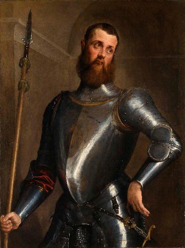 Jacopo Bassano. Il ritratto di uomo in armi