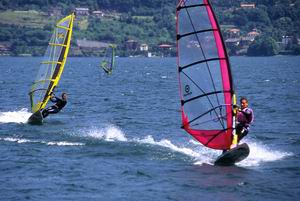 Windsurf sul Lago di Como
