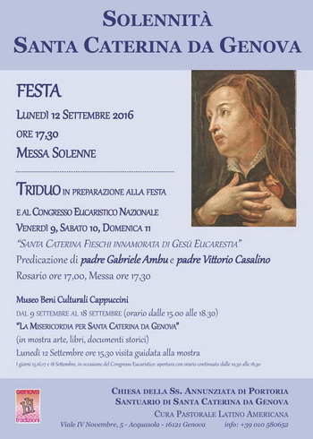 La Misericordia per Santa Caterina da Genova