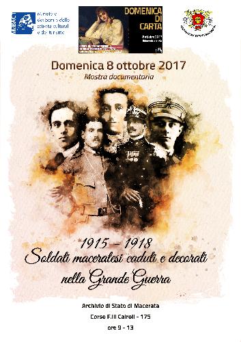 1915-1918. soldati maceratesi caduti e decorati nella Grande Guerra