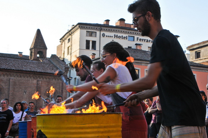 Ferrara Buskers Festival - Utungo Tabasamu - Foto di Giovanni Trivellin 