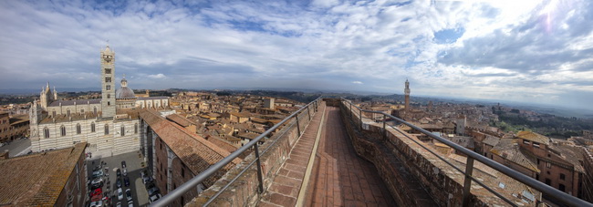 Vista su Siena dal Facciatone del Duomo Nuovo