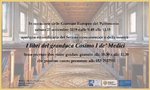 Apertura straordinaria e visite guidate